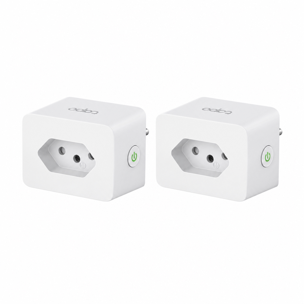 Tomada Inteligente Wi-fi TP-link Tapo P110 (2 uni.), Bivolt, 10A/2400W, 127/220v, Controle Remoto