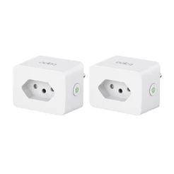 Tomada Inteligente Wi-fi TP-link Tapo P110 (2 uni.), Bivolt, 10A/2400W, 127/220v, Controle Remoto