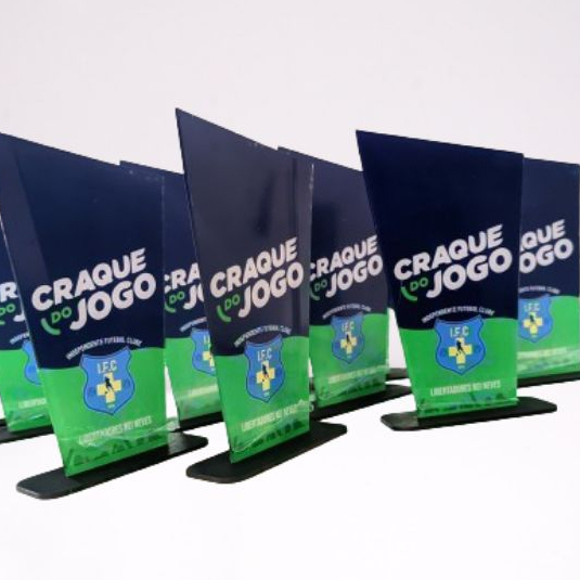 Troféus Personalizados em acrílico