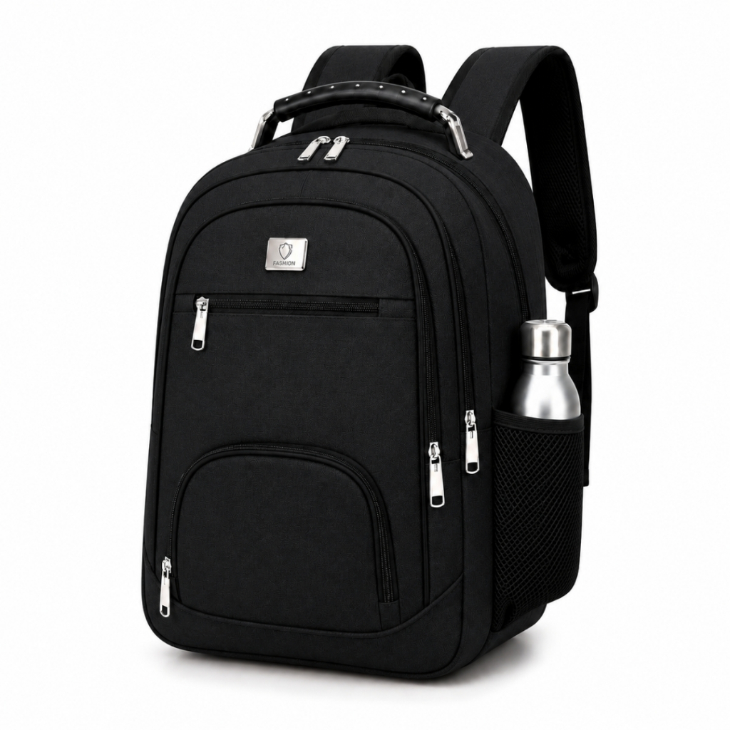 Mochila executiva grande. Capacidade para notebook, mochila resistente à água e com compartimentos.