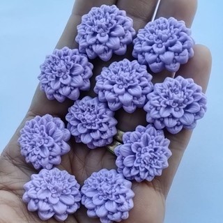 10 Apliques de Flores de Biscuit K 552 Arte Papelaria