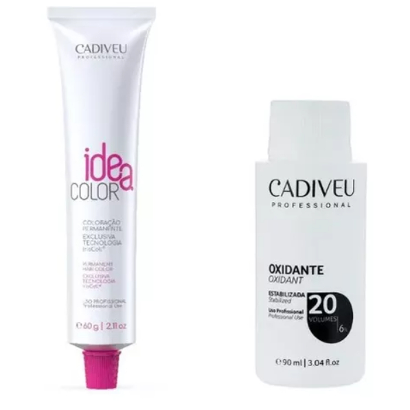 Kit Coloração Cadiveu Idea Color 60g + ox 20v 90ml