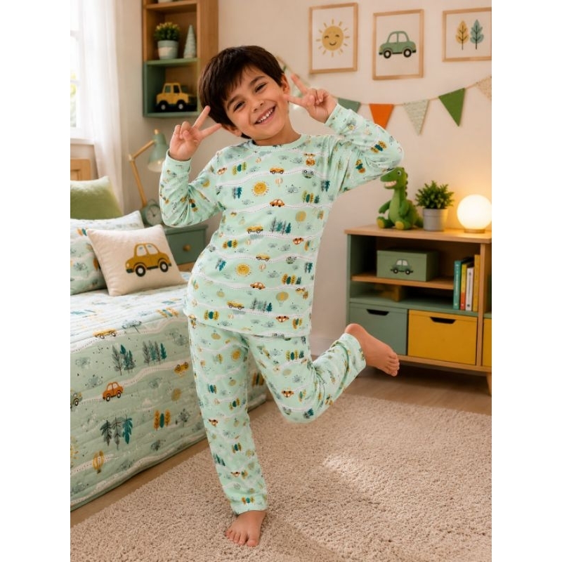 Pijamas infantil masculino | Manga longa | Estampas sortidas