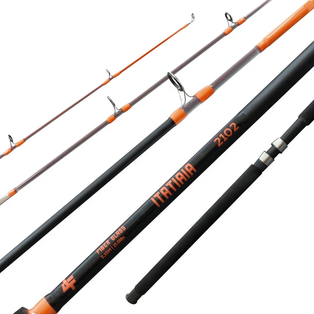 Vara De Pesca Itatiaia 1,80m 20-40lbs 2 Partes Fibra Maçica