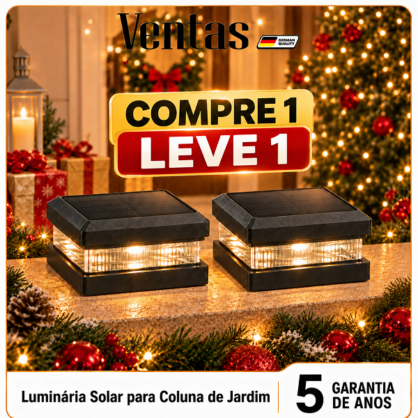 Lâmpada de Caminho Kit2 Luz LED Movida a Energia Solar IP65 À Prova D'água para Cerca Jardim Quintal, Decoração de Natal