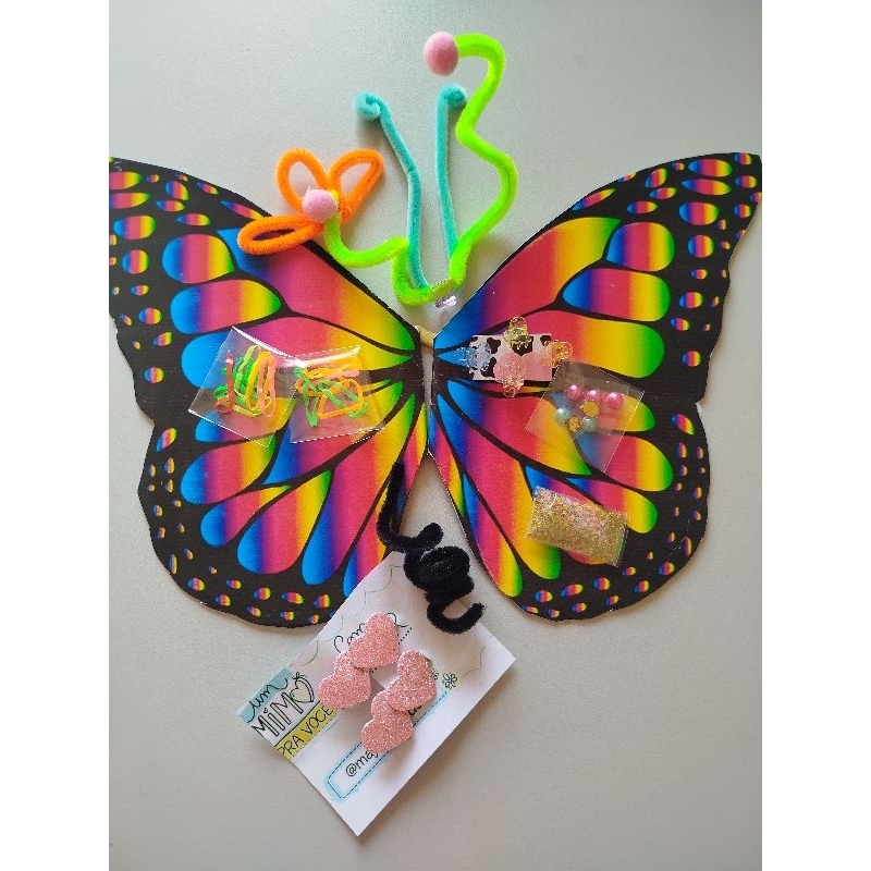 kit penteado pegue e monte borboleta, cabelo maluco — imagem 2 de 2