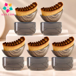 Kit5 Escova Facial Massageador para Drenagem Linfática Contorno e Massagem Facial