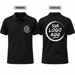 Camisa Polo Personalizada Uniforme Empresa com Logo Uniforme Profissional Polo Masculina Feminina Trabalho Equipe
