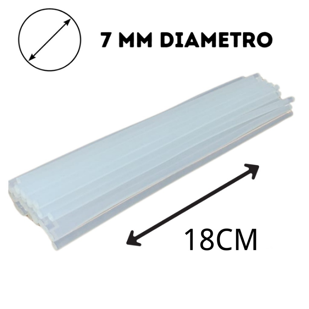 Kit 3 Pacotes Bastão de Cola Quente Transparente Refil Artesanato 7mm ou 11mm · foto 2