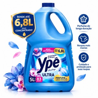 Amaciante Ypê Ultra 5 Litros Aconchego Concentrado Perfume Longa Duração