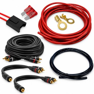 Kit Instalação Fiação Som Módulo Amplificador Stetsom Taramps Soundigital Falcon Até 500W