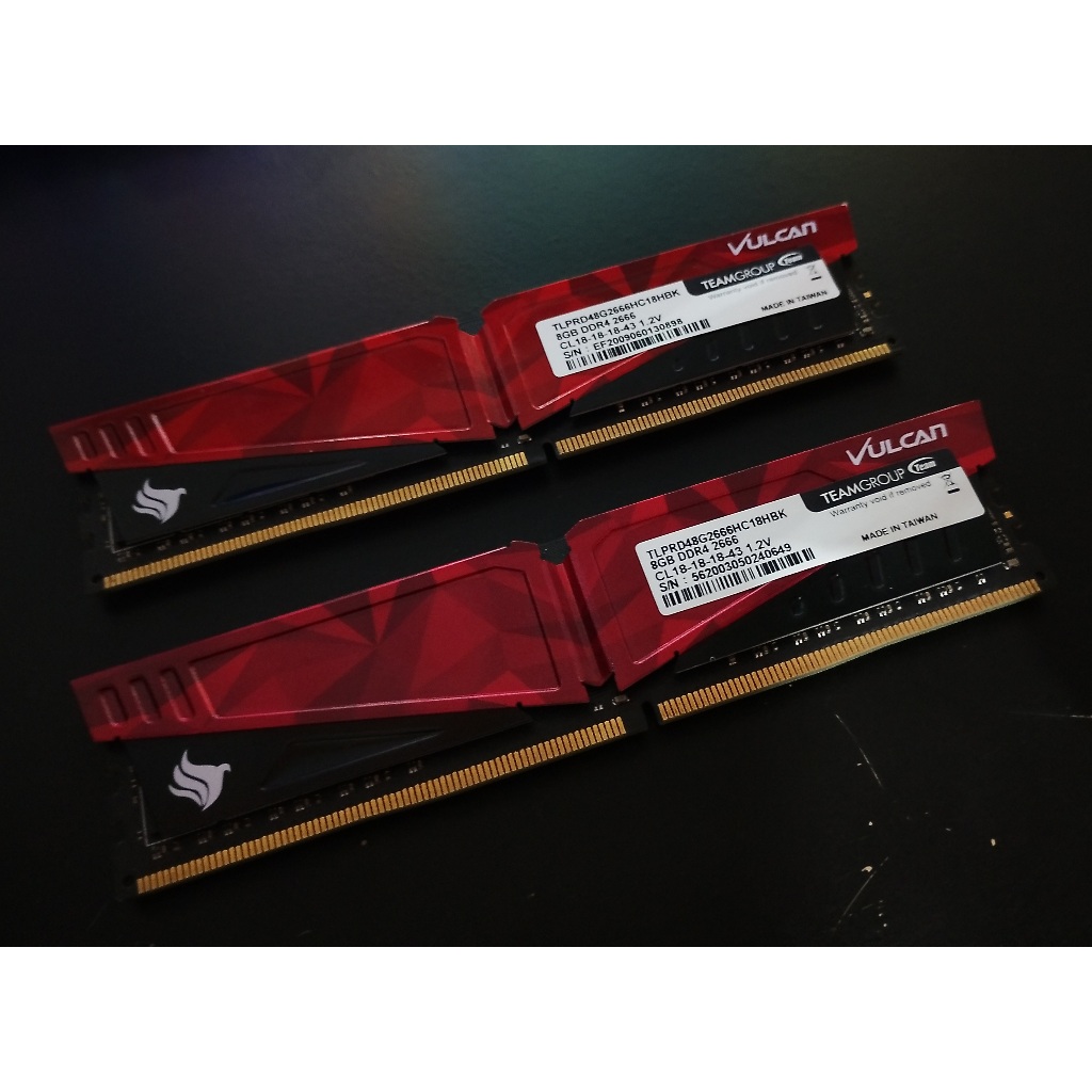 Memória Ram Vulcan DDR4 2666Mhz 2x8 GB