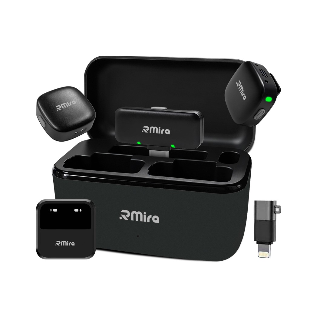 Microfone de Lapela Sem Fio Duplo Magnético,Redução de Ruído，Baixa Latência,Para Celular, Live, Entrevista e Gravação