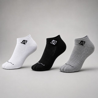 Kit Com 6 Pares De Meias Premium Cano Curto Unissex Algodão Confortável