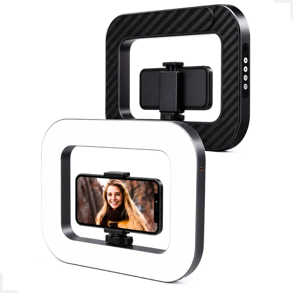 💡 Ring Light Recarregável USB-C Luz Circular Vídeos Fotos Vlog 20W