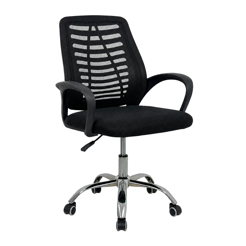 Cadeira de Escritório Esteirinha Mesh Ergonômica Giratória Regulagem de Altura Tela Mesh Suporta até 120kg