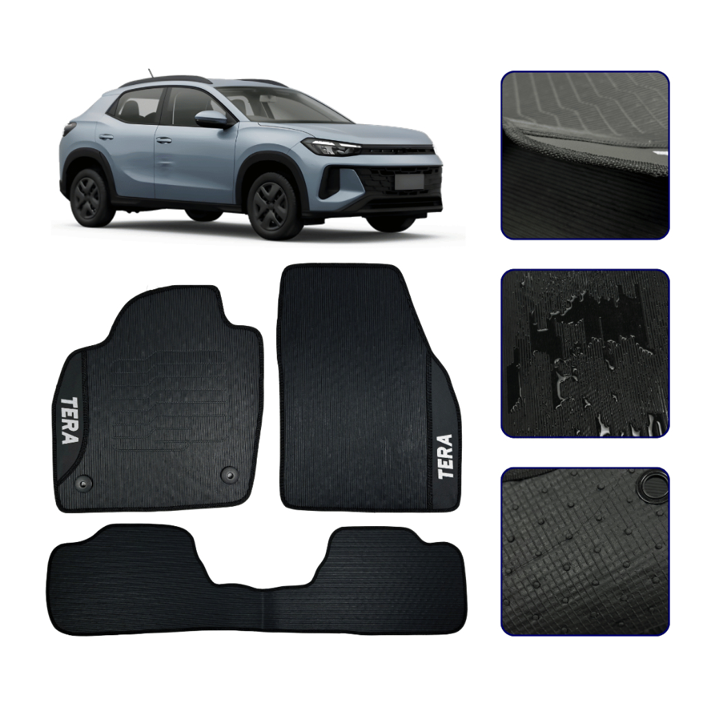 Jogo de Tapete Emborrachado Para Tera 2025 2026 Linha Premium Kit Automotivo