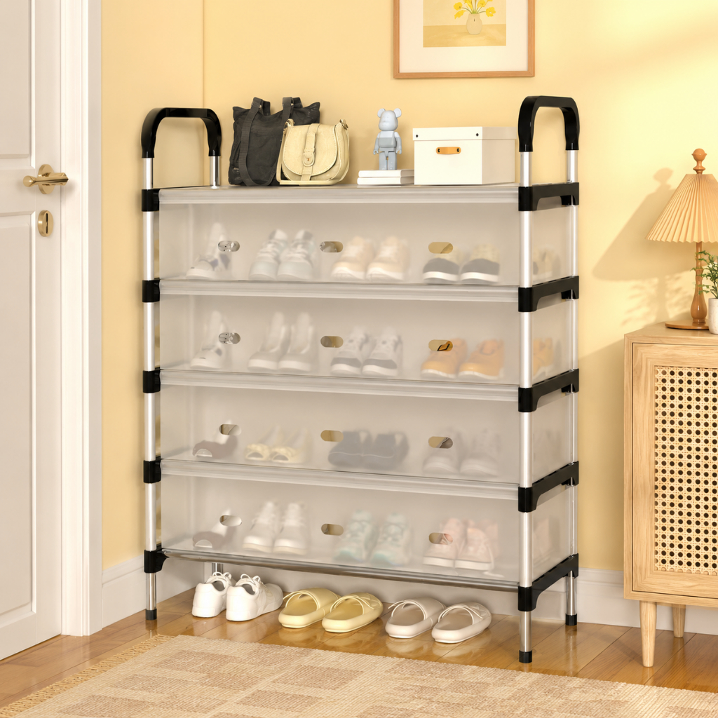 Sapateira Organizador Multiuso 4/5/6 e 7 Andares com Prateleiras para Calçados Quarto Closet Desmontavel