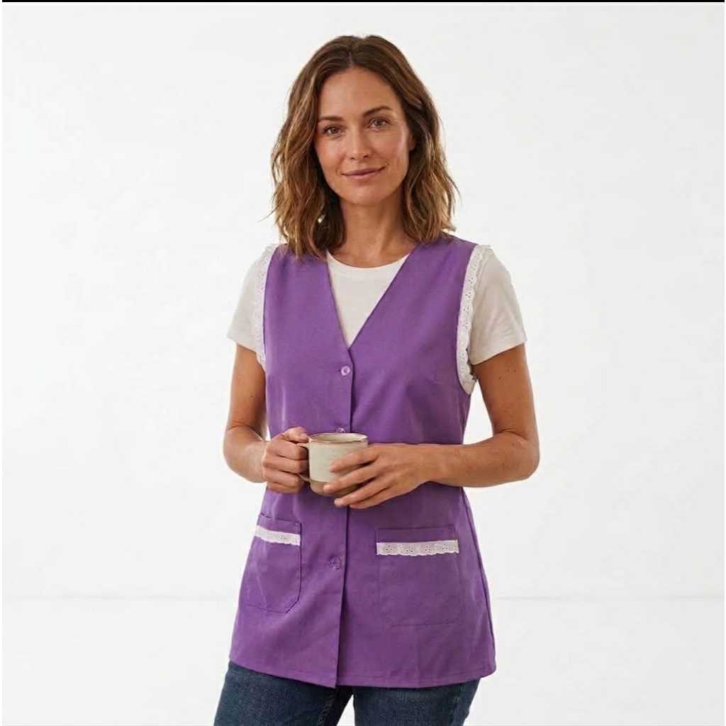 Jaleco Feminino Com Renda Lese Cavado