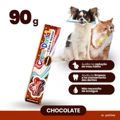 Creme Dental Chocolate CatDog & Cia para Cães e Gatos - 90g