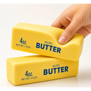Squishy Butter Barra De Manteiga Mole Super Macio Comida Brinquedo Alívio Do Estresse Aroma Sensorial