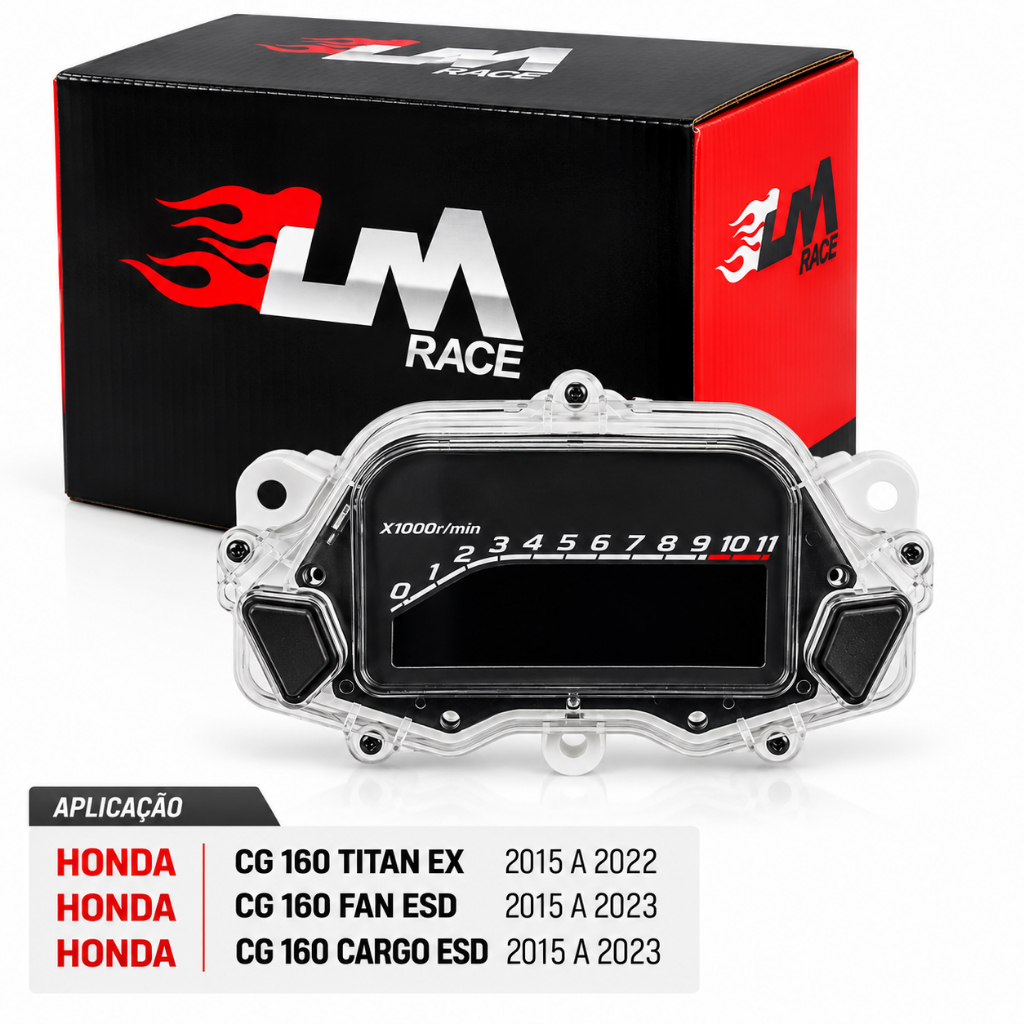 Painel Digital Titan Fan Cargo 160 Esd Ex Es Completo Modelo Original Honda Novo