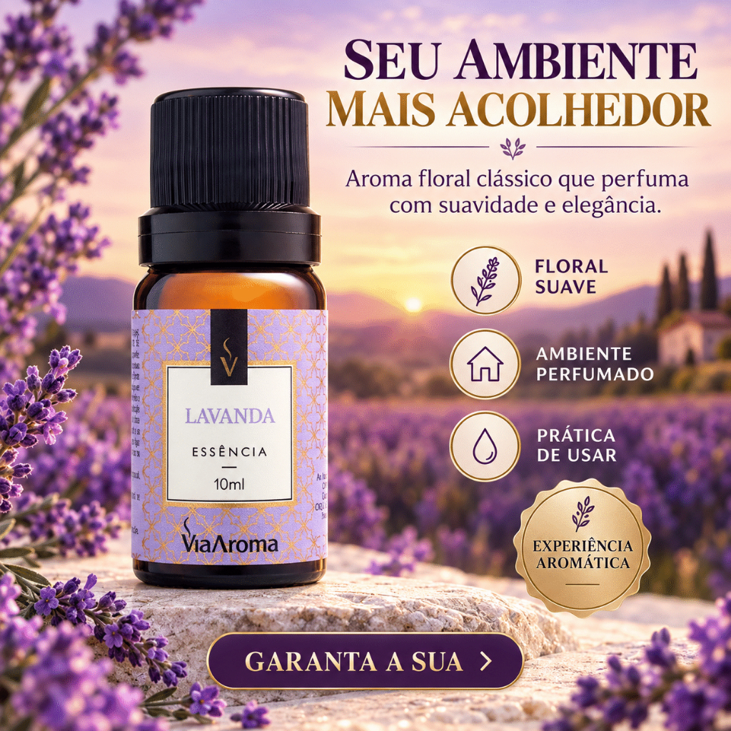 Essencia Via Aroma Lavanda Classica 10ml