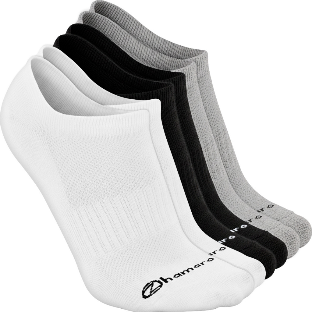 Kit 6 Pares Meias Zhamaro Algodão Sapatilha Invisível Masculina Feminina Soquete Cano Curto Baixo