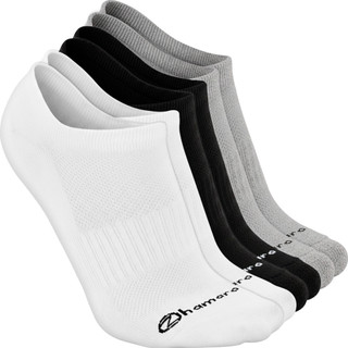 Kit 6 Pares Meias Zhamaro Algodão Sapatilha Invisível Masculina Feminina Soquete Cano Curto Baixo