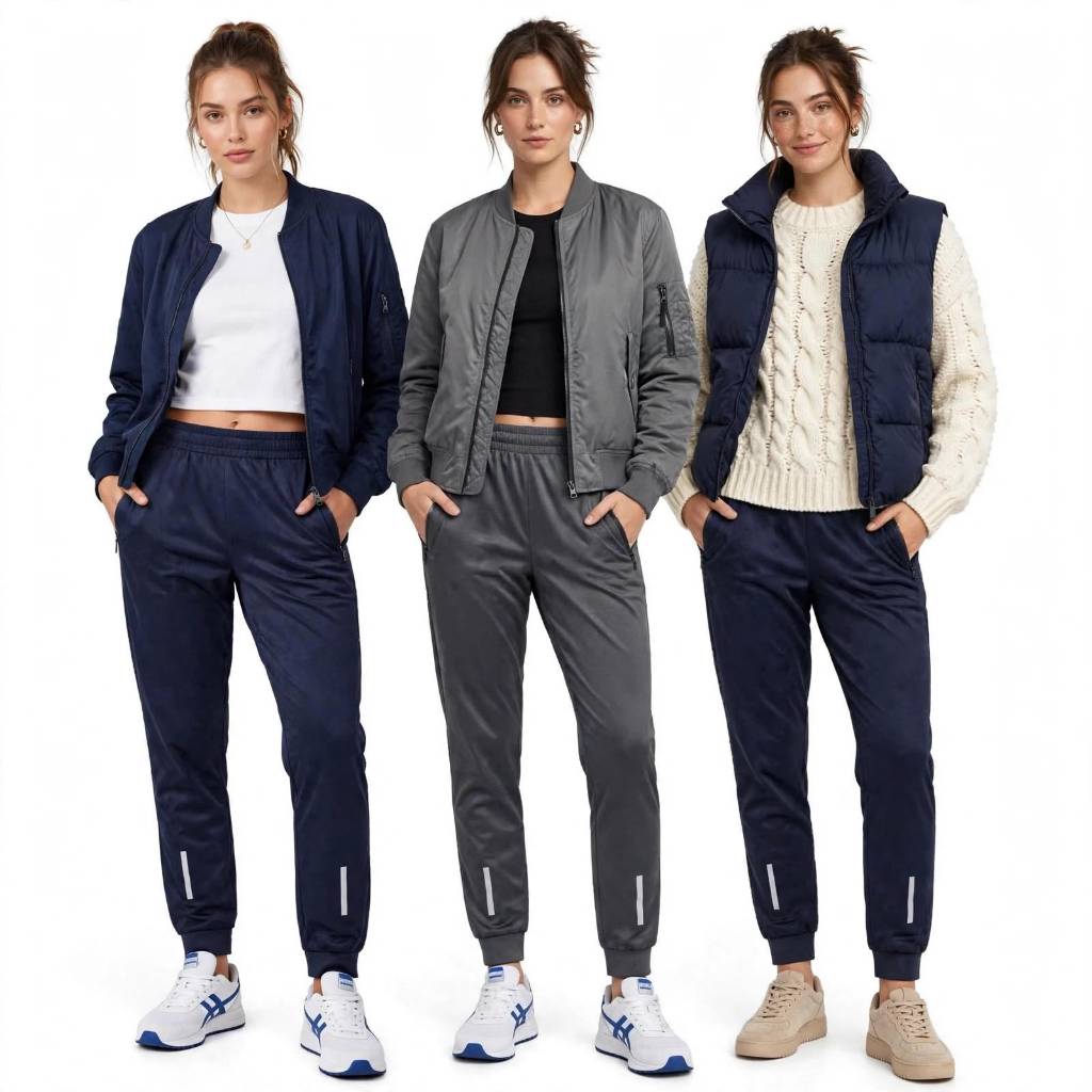 Kit 3 Calças Jogger Feminina Chimpa Esportiva Academia Treino