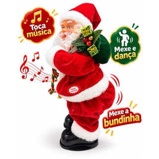 PAPAI NOEL REBOLANDO MEXENDO O BUMBUM REGGAETON ENFEITE DE NATAL DIVERTIDO