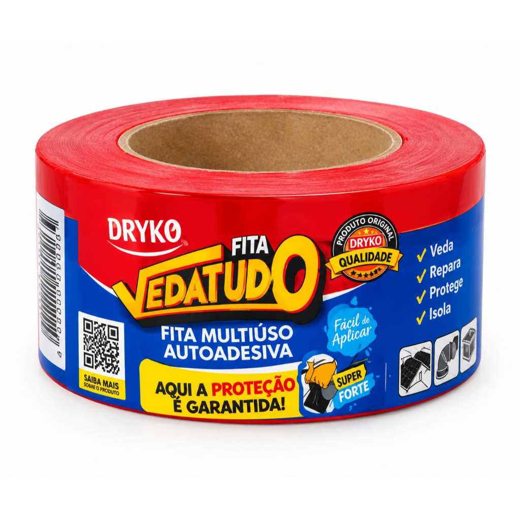 Fita Manta Asfáltica Dryko Vedatudo 05cm x 10cm