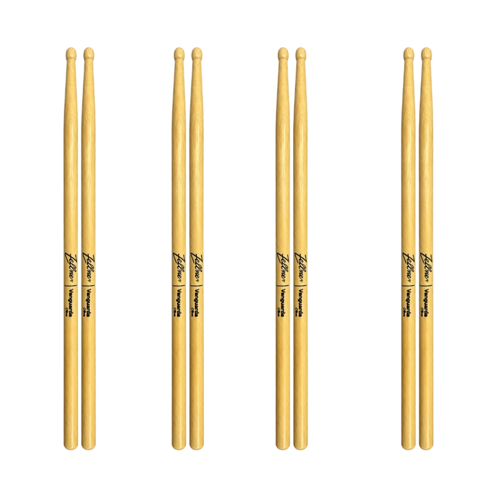 Baqueta 5A Bateria Madeira Profissional Vanguarda 4 Pares