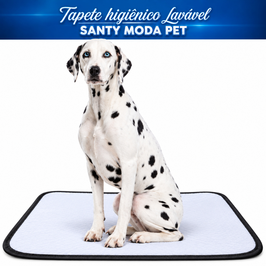 Kit 3 tapete higiênico lavável para cães/ cachorro  G, reutilizável , para seu pet , tamanho 80 x 100