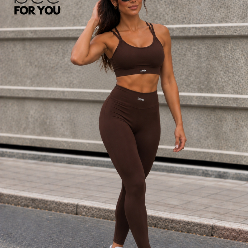 Conjunto Legging Fitness Conjunto Feminina Modeladora Academia Zero Transparência Cintura Alta