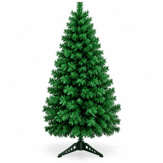 Arvore de Natal 1,5m Pinheiro de Luxo Sem Enfeites 220 Galhos Para Decoração Tradicional Natalina