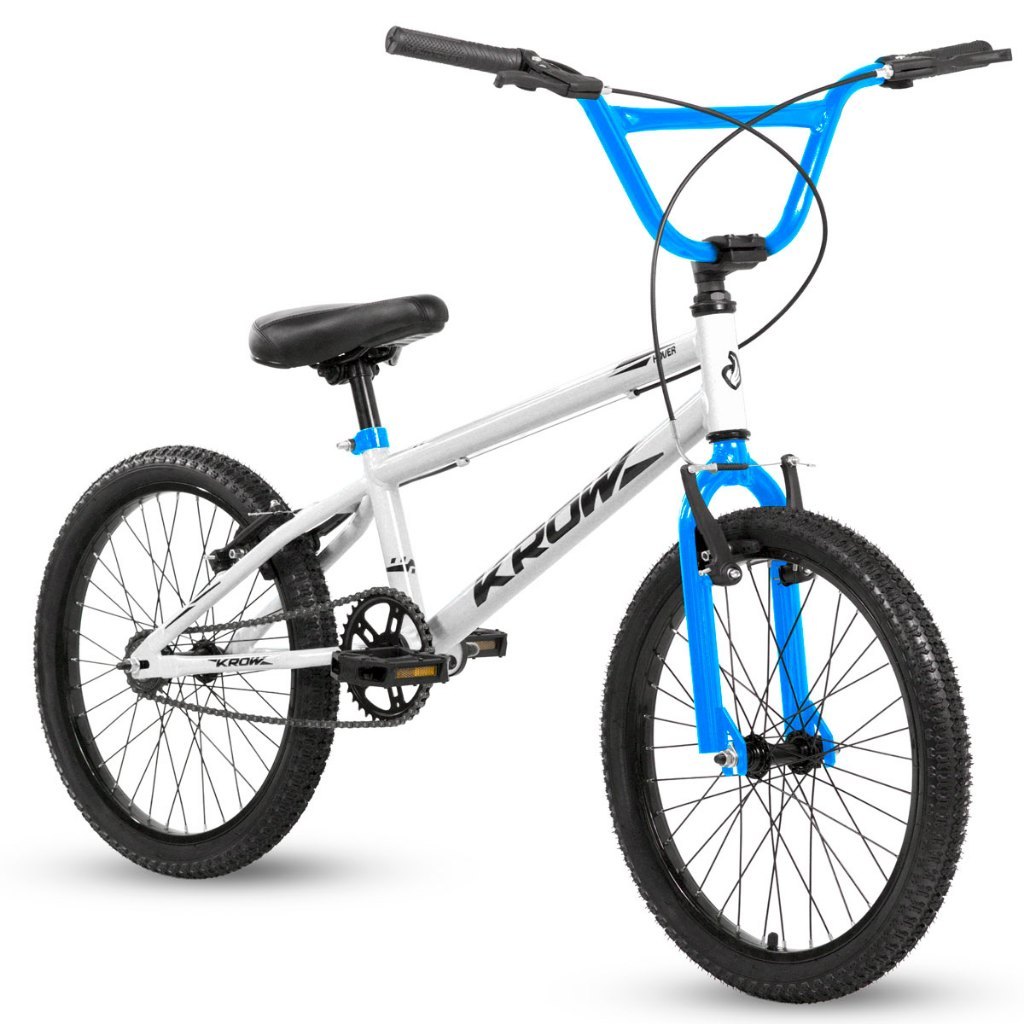 Bicicleta Aro 20 Cross Bmx FreeStyle Infantil Juvenil V-Brake Krow Bikes
