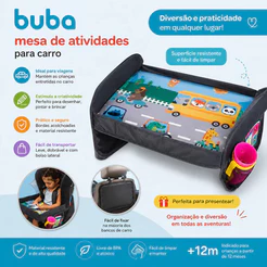 Mesa de Atividade Brincar Cadeirinha Carro Avião Portátil 14493 - Buba