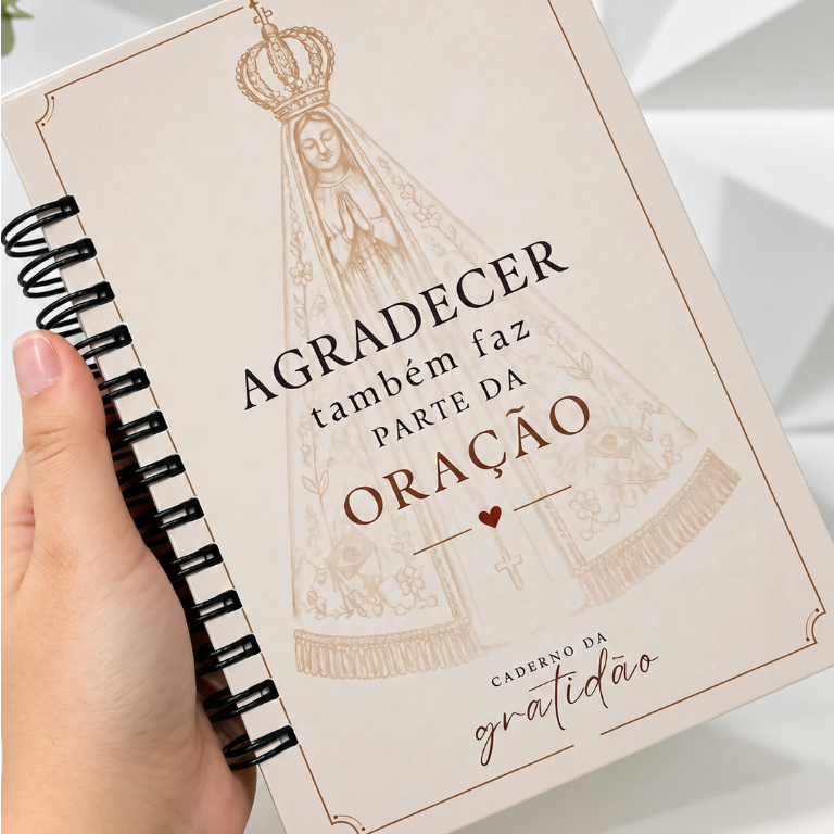 Imagem aderno da Gratidão | Diário da Gratidão | Caderno para Anotações e Reflexões | Presente