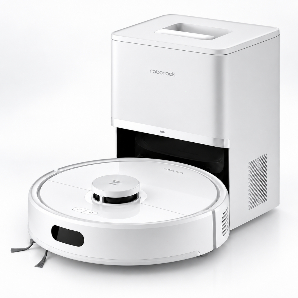 Robô Aspirador Roborock Q7B+ 8000Pa 220V 3 em 1 Aspira Varre Passa Pano LiDAR Mapeamento Anti-Enrolamento Wi-Fi Alexa NF