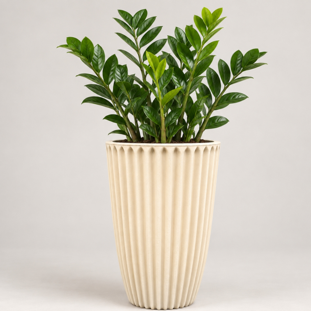 Vaso para Plantas e Flores em Polietileno Decorativo Moderno Coluna Romana Nº2 Luxo