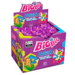 Chiclete Big Big Uva C/100 Unidades Arcor