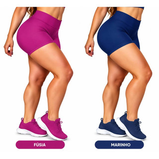 kit 2 Shorts zero transparência FITNESS 1