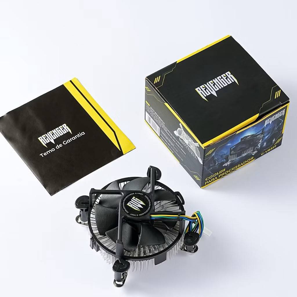 Cpu Cooler Universal Para Processador Intel LGA775/115X/1200/1366 - Silencioso