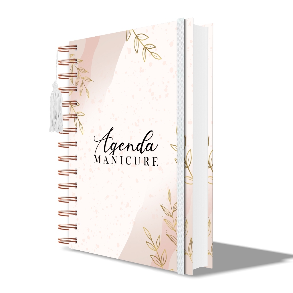 Caderneta Agendamento Manicure Caderno Agenda Nail Designer 365 Dias 30 em 30 Minutos Esmalte · foto 2