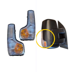 PAR PISCA RETROVISOR PARA IVECO DAILY 2.3 2019 A 2023