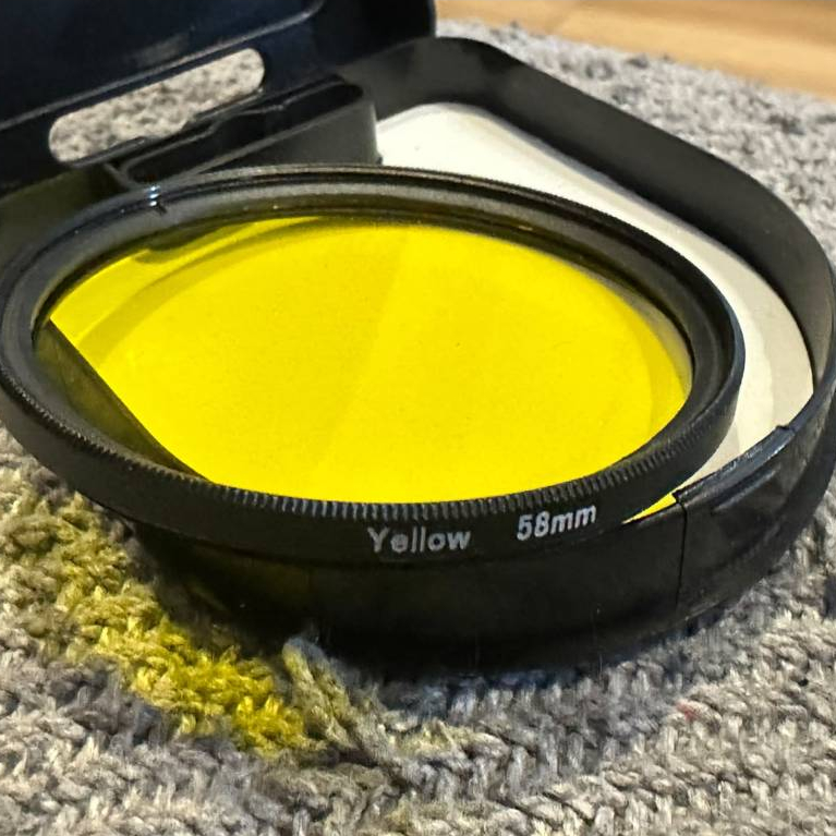 Filtro de lente 58mm para cameras fotográfica e de video uso profissional