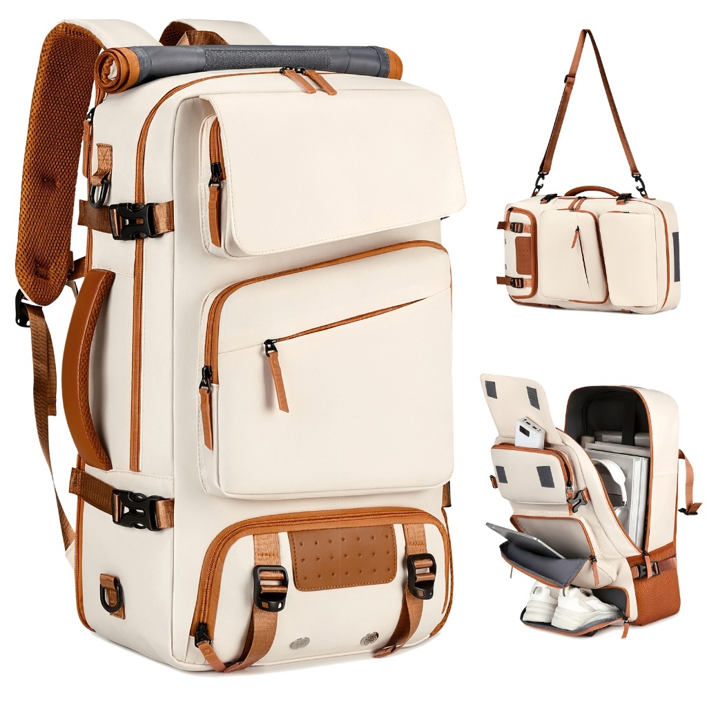 Mochila de Viagem Grande Capacidade Unissex para Notebook Impermeável Reforçada Uso Diário