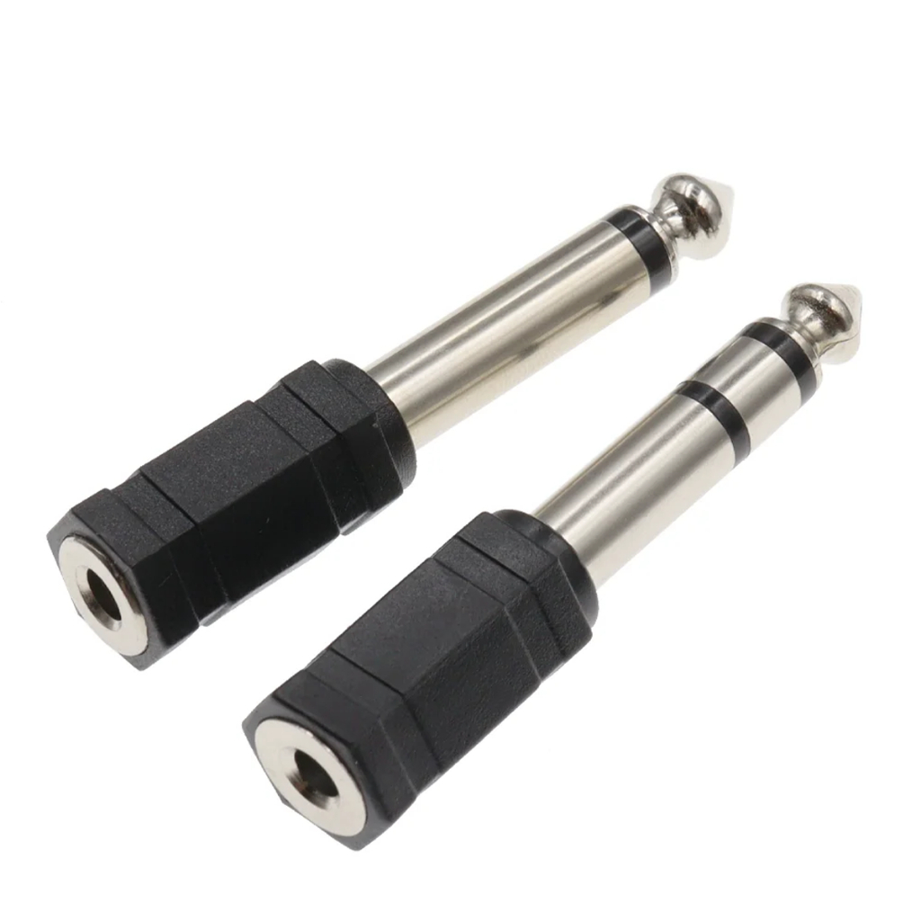 Adaptador P2 Macho Para P10 Fêmea Áudio Som Profissional