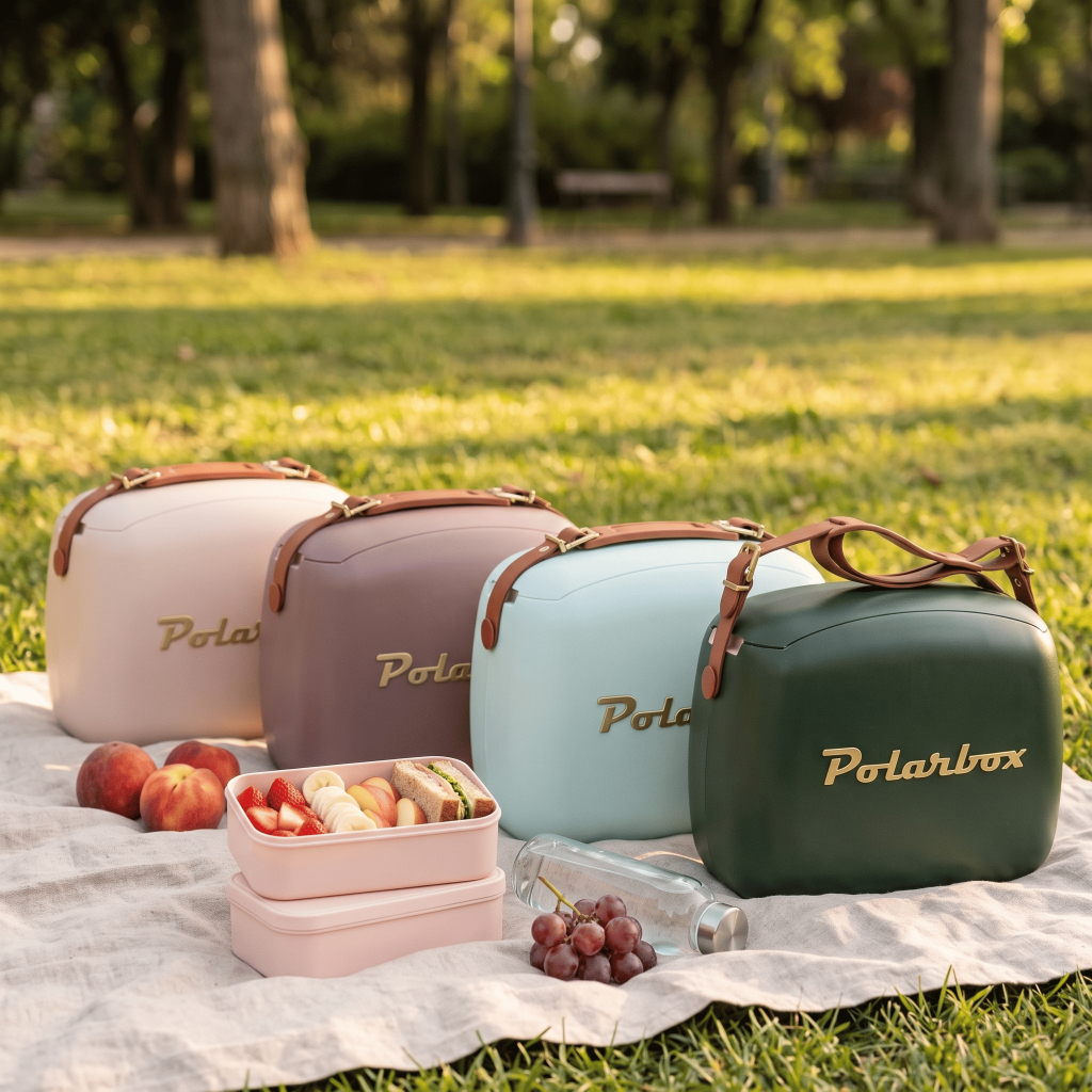 Polarbox 6 Litros Original Bolsa Térmica Retrô Cooler Marmita Fitness Lancheira Polar Box 6L Praia Piscina Camping